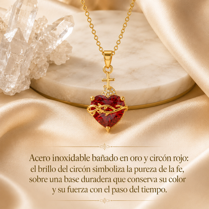 El Sagrado Corazón en Cristal